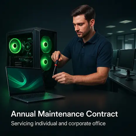 Custom gaming PC, electric-green aesthetic