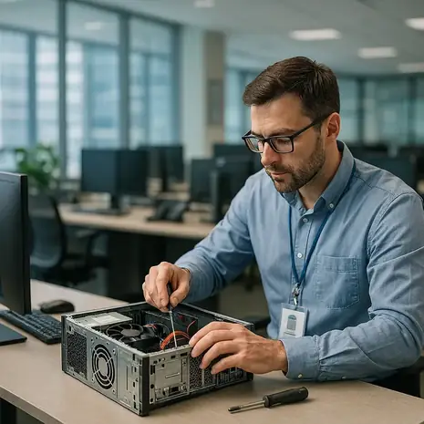 Custom PC build in workshop, Mumbai